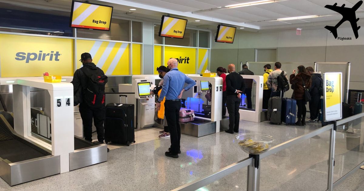 Check-in at Spirit Airlines DFW Terminal