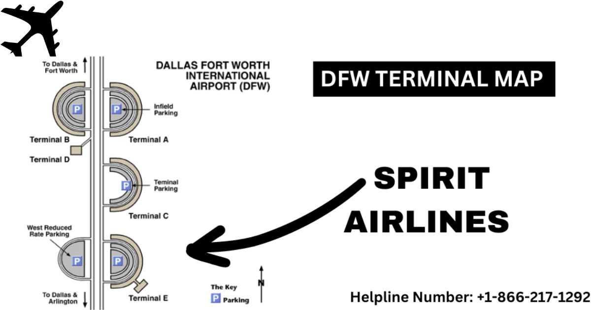 Spirit Airlines DFW Terminal Map