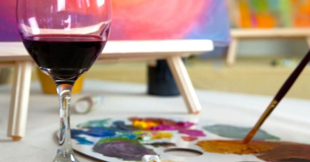  Sign Up for a Wine and Painting Class