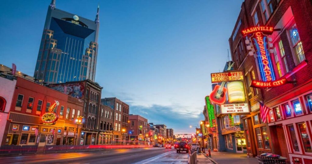 The Music on the Main Strip in Nashville